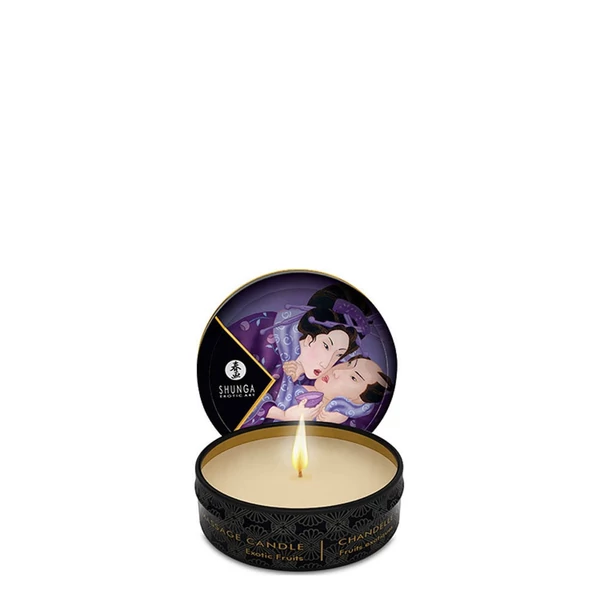 Shunga testgyertya - egzotikus gyümölcs - 30 ml