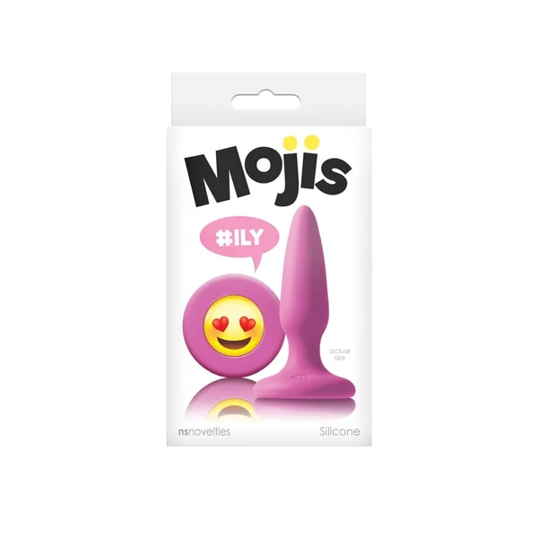 Moji's ily pink analplug