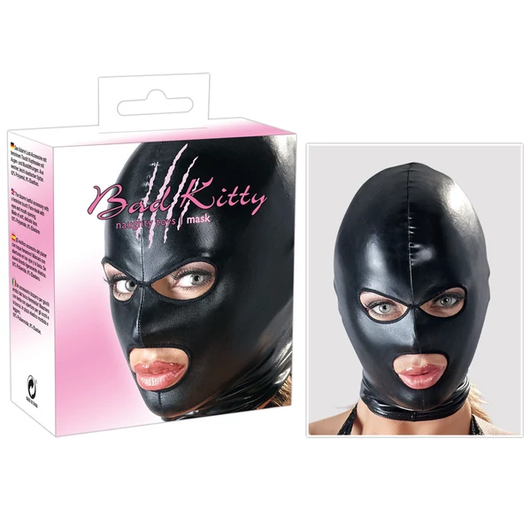 Bad kitty - fényes maszk szem- és szájnyílással