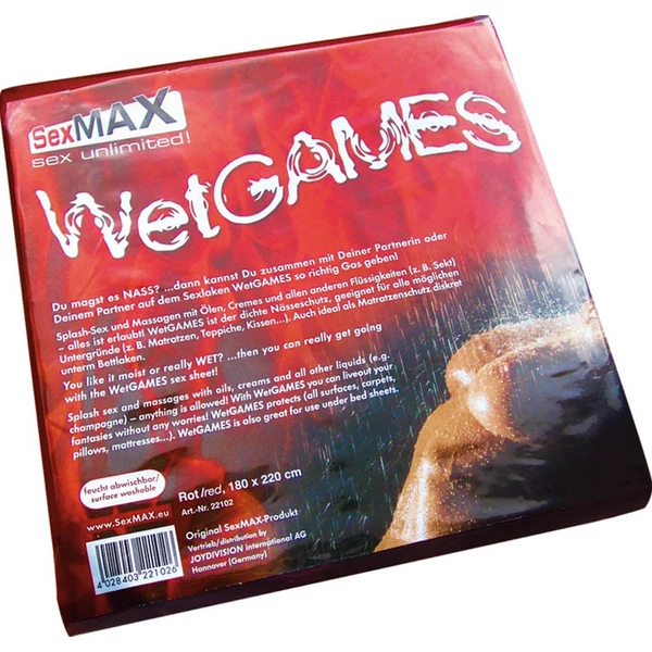 Sexmax bordó PVC lepedő 180 x 220 cm