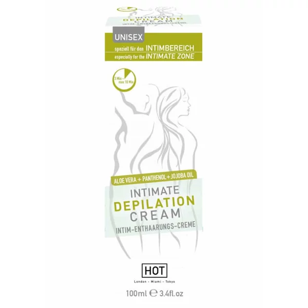 Hot intimate - intim szőrtelenítő krém spatulával (100 ml)