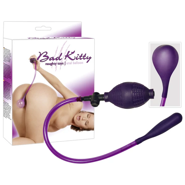 Felpumpálható anál plug Bad Kitty Pumping Anal Plug