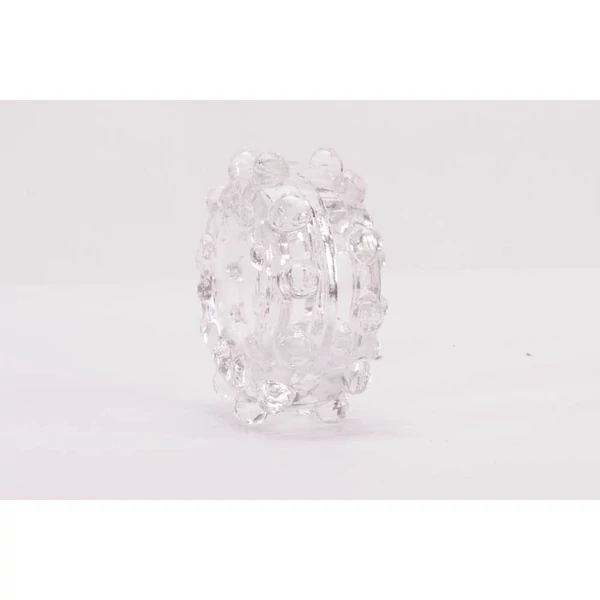 Rücskös áttetsző péniszgyűrű Power plus cockring  7