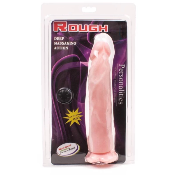 Bőrtapintású letapasztható vibrátor Rough Vibrator With Suction Cup Flesh