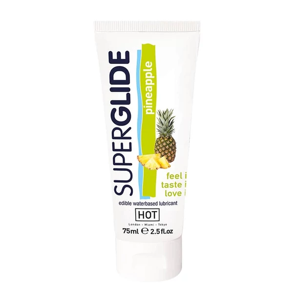 Hot superglide ananász - ehető síkosító (75ml)