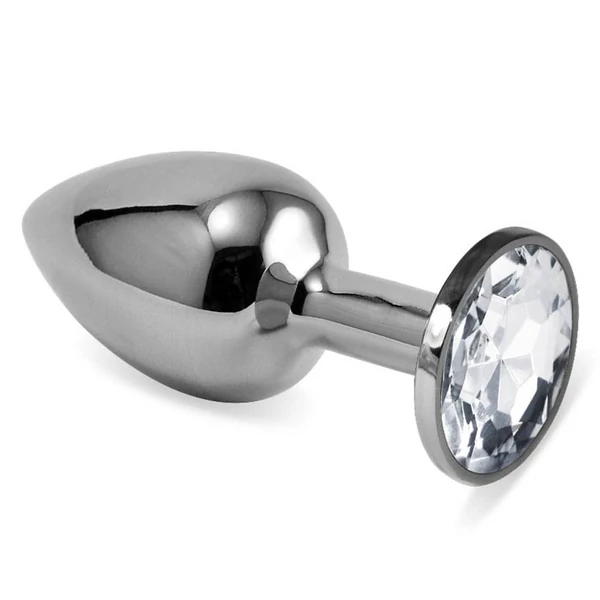 Rosebud classic metal plug s silver