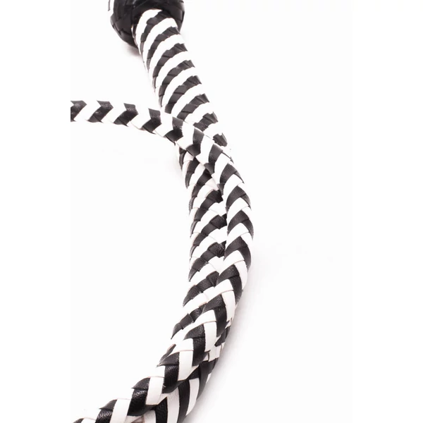 Bőrkorbács heavy handle whip 122 cm