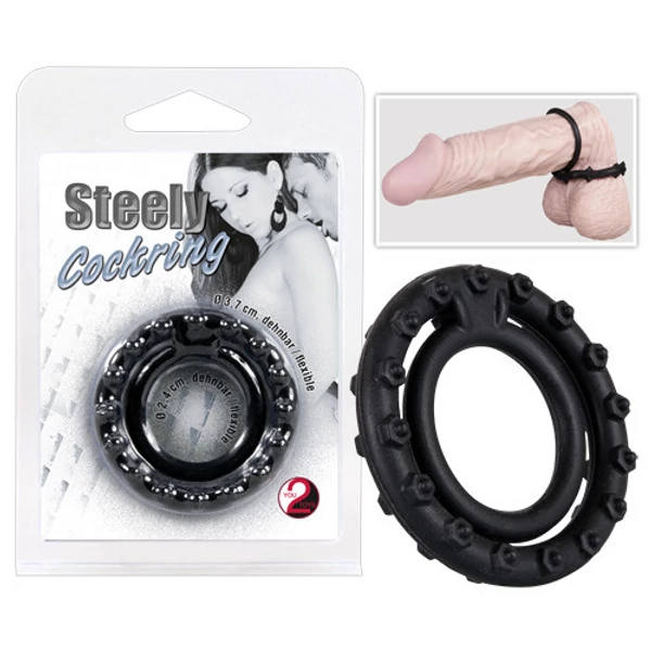 Pénisz- és heregyűrű Clitoral Mass Silicone Ring