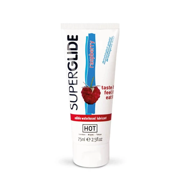 Hot superglide málna - ehető síkosító (75ml)