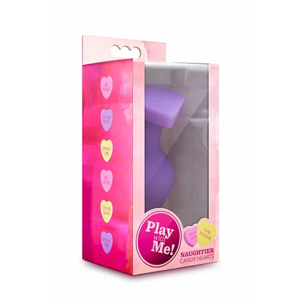 Szivecskés lila popsidugó Naughtier candy heart