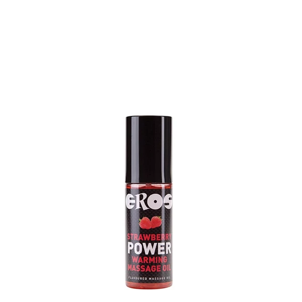 Strawberry power warming massage oil. melegítő hatású masszázsolaj eper illattal 150 ml