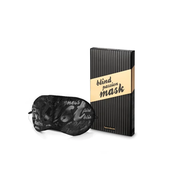 Szenvedély fekete szemkötő -  Blind Passion Mask
