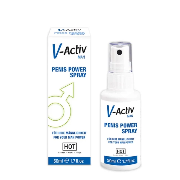 Hot v-active power pénisz vitalizáló permet (50 ml)