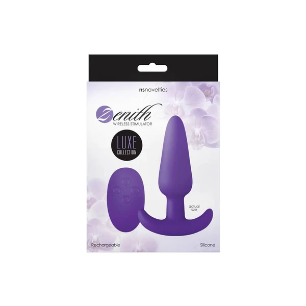 Anál plug vibrátoros távirányítós Luxe zenith wireless lila