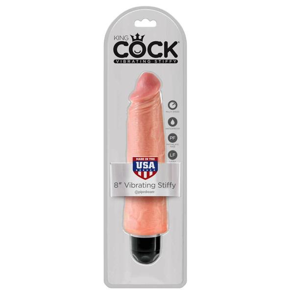 Valósághű vibrátor műpénisz King cock Stiffy 8