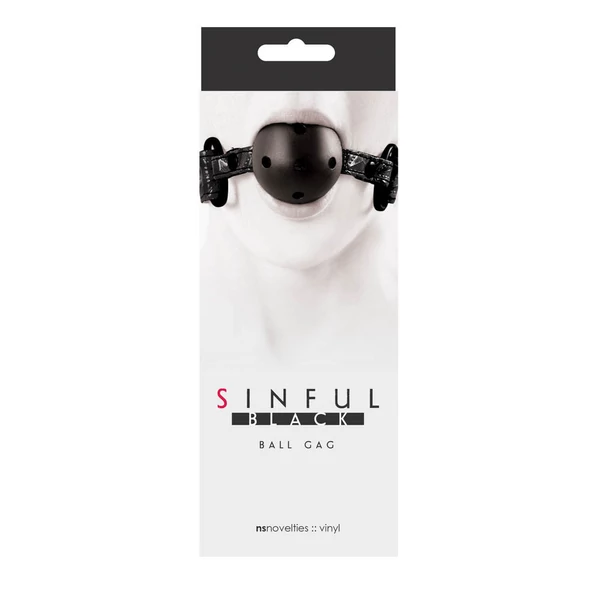 Szájgolyó Sinful ball gag black
