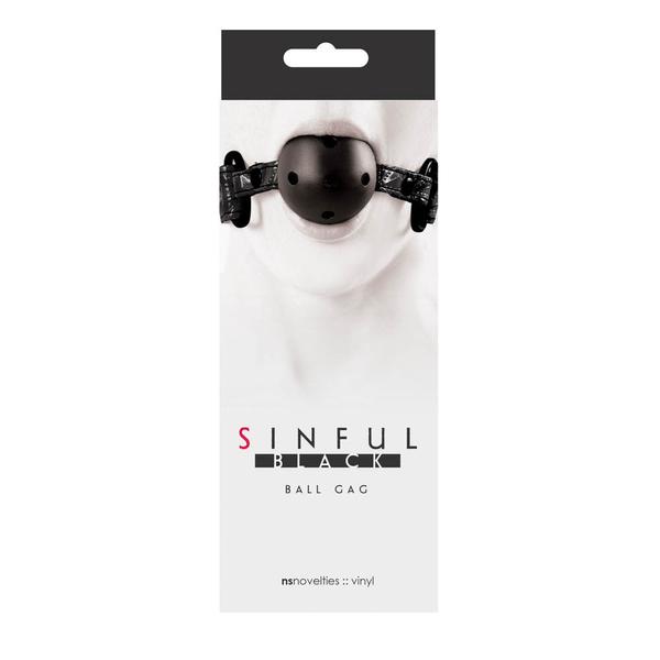 Sinful ball gag black