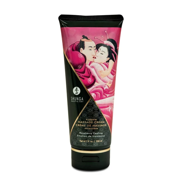 Shunga - masszázs krém (málna) - 200 ml