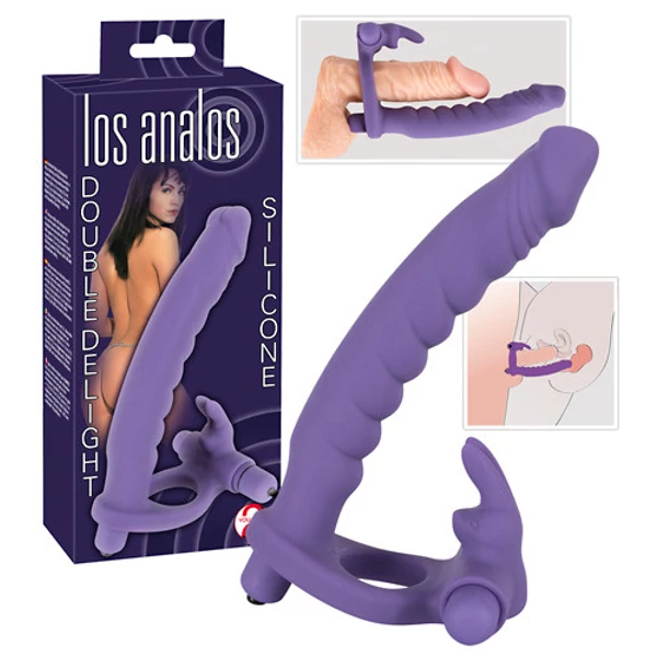 Los analos - 3in1-ben vibrátor (lila)