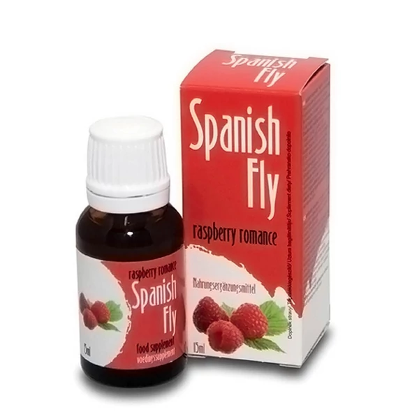 Vágykeltő málna ízű Spanish drops raspberry - 15 ml
