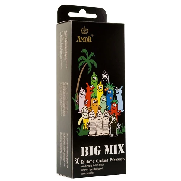 Big mix óvszer - 30 db