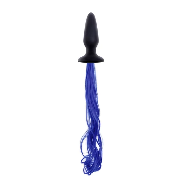 Popsiba anál plug lófarokkal
