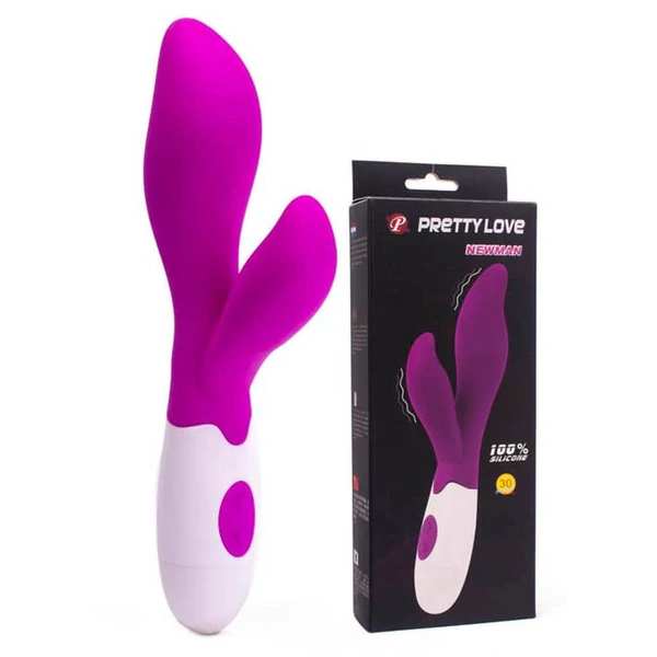 Csiklókaros szilikon vibrátor Pretty love newman vibrátor