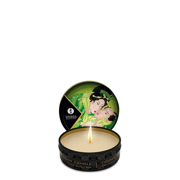 Shunga testgyertya - zöld tea - 30 ml
