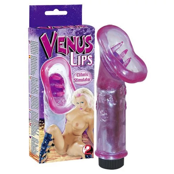Punci és csikló kényeztető vibrátor Venus Lips