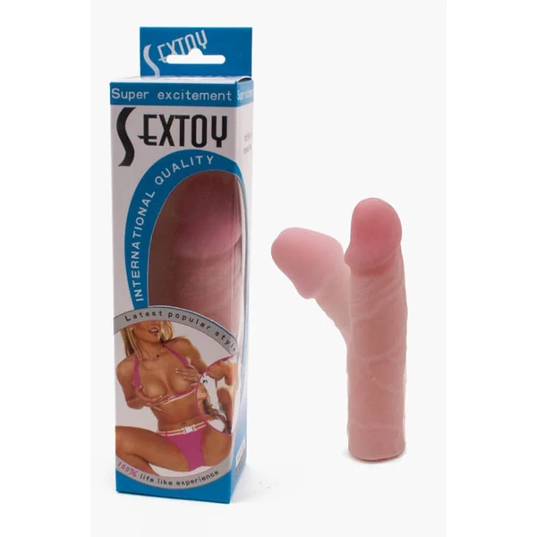 Sextoy hajlítható gerinces élethű dildó 15cm