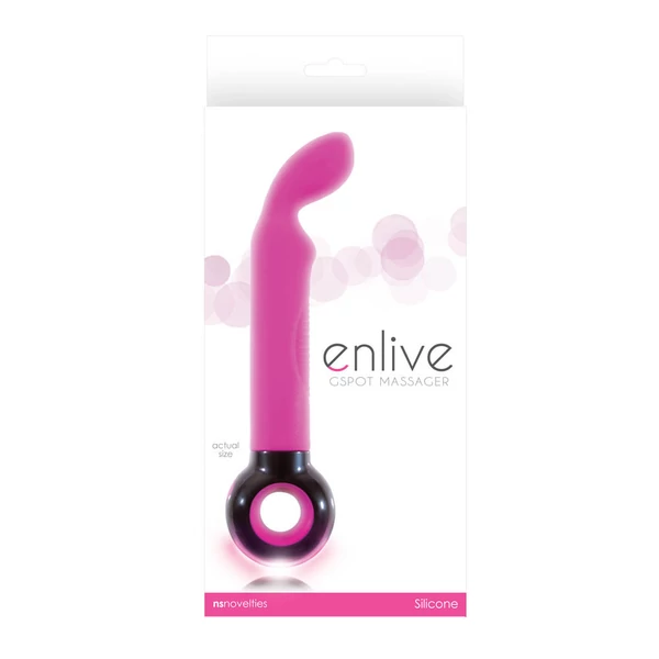Dizájnos G-pont vibrátor Enlive pink
