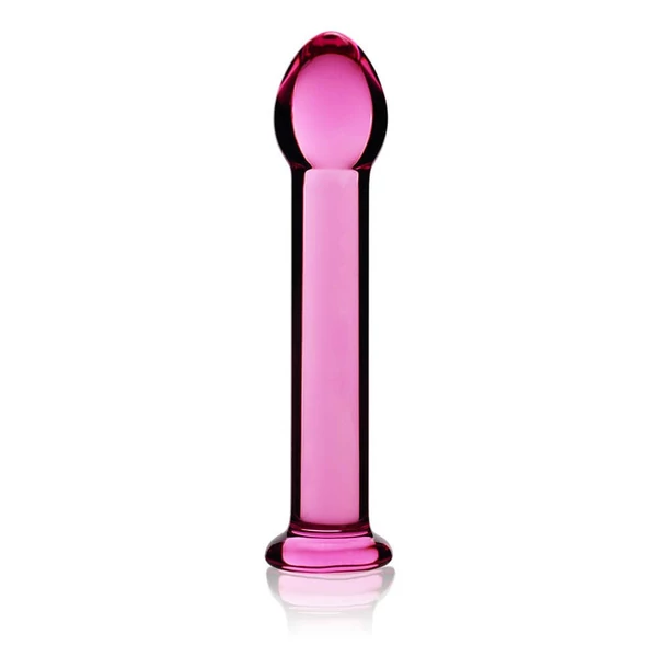 Egyenes üvegdildó Glass pink