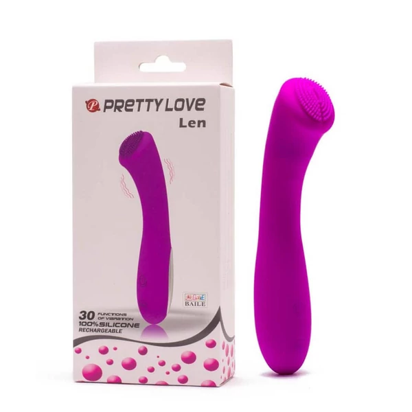 G-pont és csiklóizgató vibrátor - Pretty Love Len