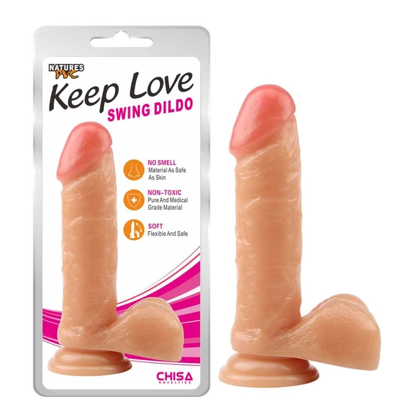 Keep love swing herés dildó - letapasztható