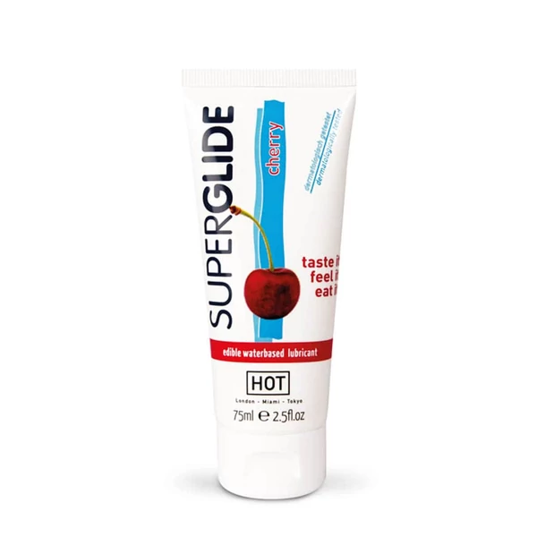 Hot superglide cherry - ehető síkosító (75ml)