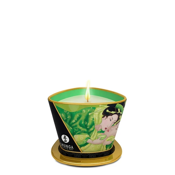 Shunga testgyertya - zöld tea - 170 ml