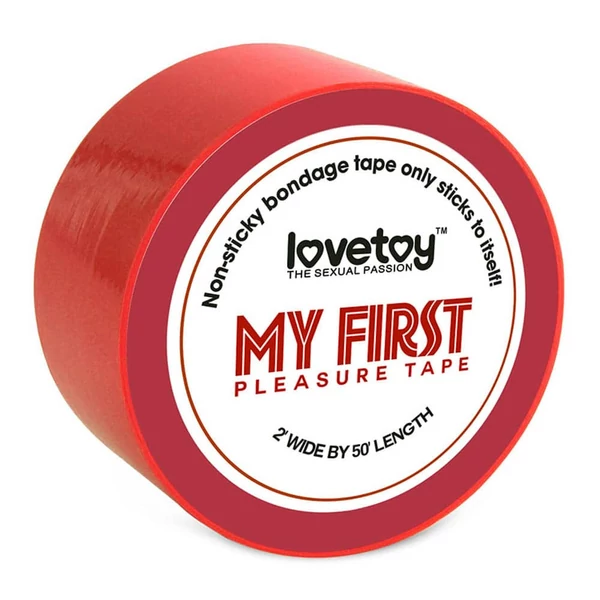 Kötöző szalag My First Non-Sticky Bondage Tape Red