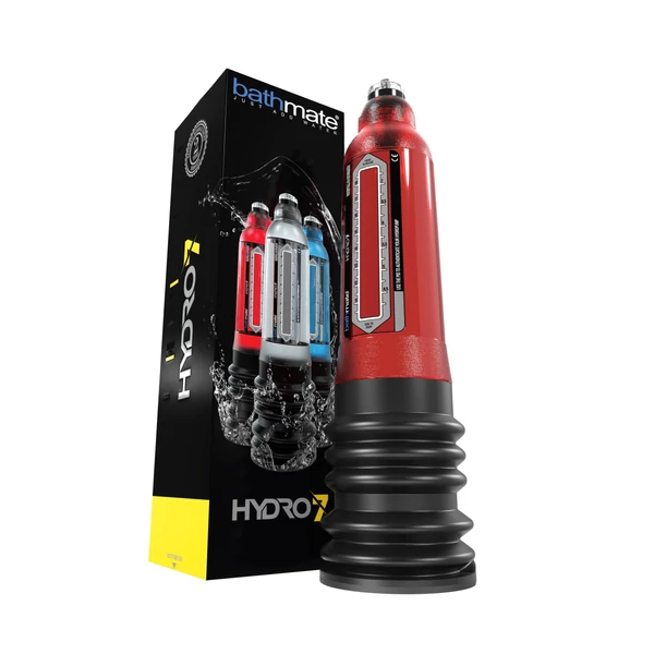 Péniszpumpa Bathmate Hydro7 piros 13-18 cm-es péniszre