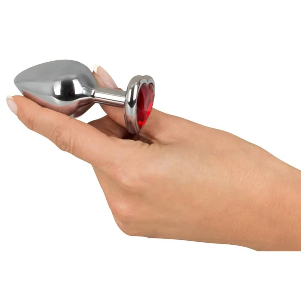 Fém anál plug, popsidugó 8,2 cm - Diamond Butt Plug Medium