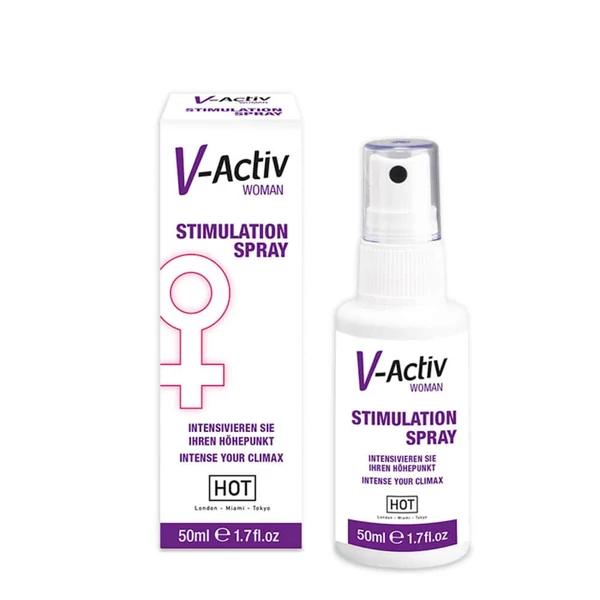 Hot v-active stimuláló hatású permet hölgyeknek (50 ml)