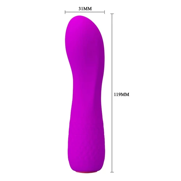 Szilikon vibrátor Pretty Love Adam Purple