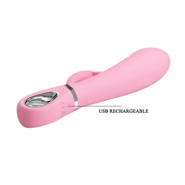 Csiklókaros vibrátor Pretty Love Prescott baby pink