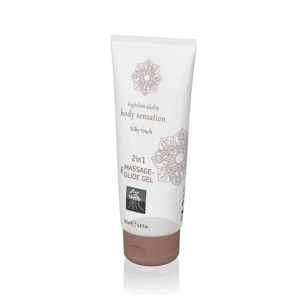 Shiatsu 2in1 silky touch - selymes masszázs síkosító (200 ml)