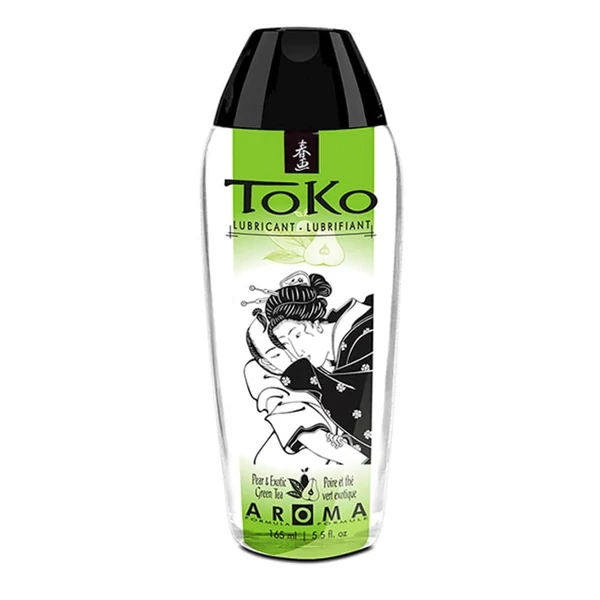 Shunga toko - ízes vízbázisú síkosító (körtés zöld tea) - 165ml