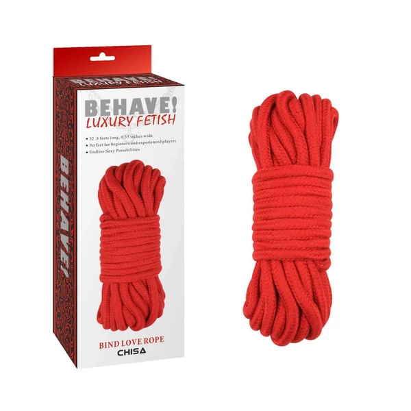 Kötözéshez Bing love rope piros kötél 10m