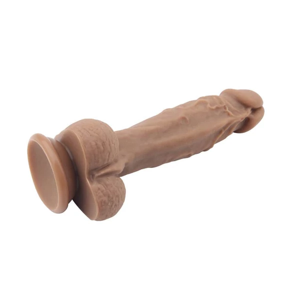 Gold digger-brown tapadókorongos dildó