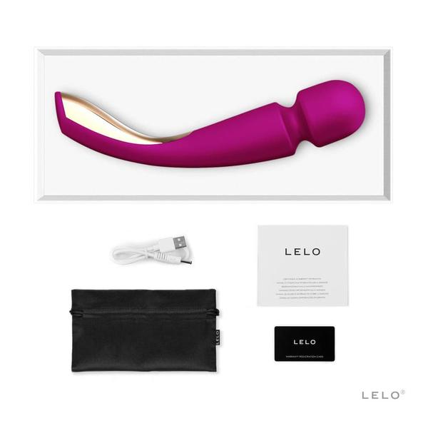 Nagy akkus masszírozó vibrátor Lelo smart wand 2 vibrátor (lila)