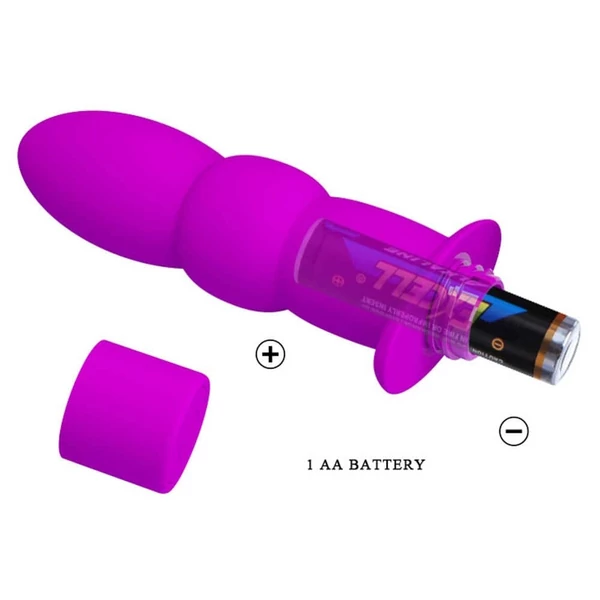 Univerzális kényeztető Pretty love Wyatt lila vibrátor 11.5 cm