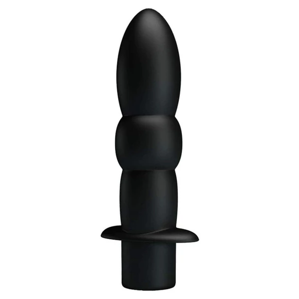 Univerzális kényeztető Pretty love Wyatt fekete vibrártor 11.5 cm