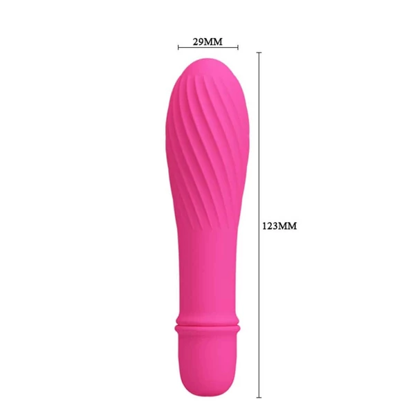 Minivibrátor Pretty Love Solomon Pink 12,3 cm